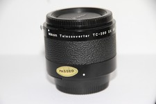 Nikon TC-200 2X Teleconverter Lens. Made in Japan.
