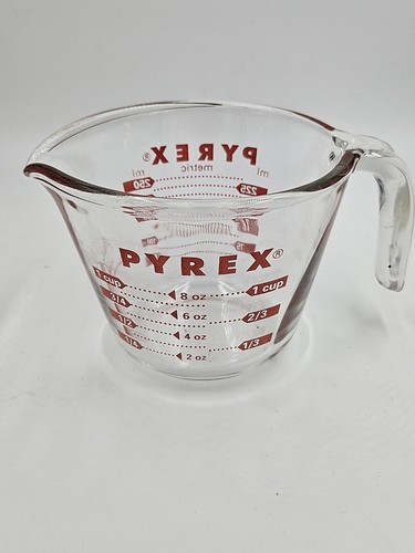 Pyrex glass one cup - pyrex,