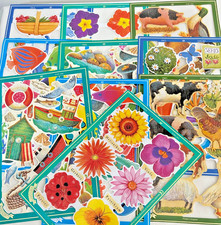 Decoupage lithograph Vintage