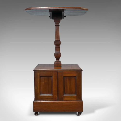 Antique purdonium table and - table,