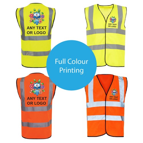 Personalised vis vest - personalised, hi