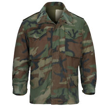 M65 Jacket US Original Vintage Army Surplus Camo Field Coat Camouflage Olive