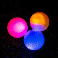 Glow in The Dark Golf Balls LED Light Up Glow Golf Ball for Night Sports