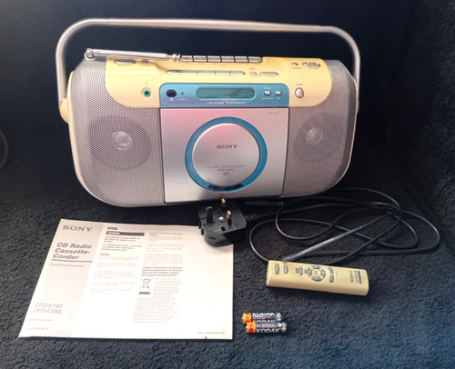 Sony cfd e100l - sony, cd