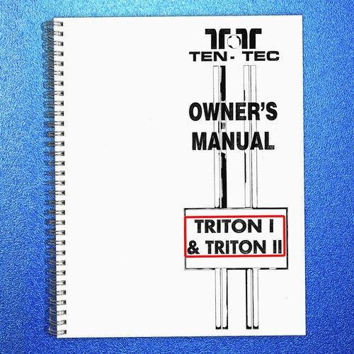 Ten tec triton models 510 - ten,
