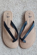 Brand New Black Flipflops Size UK4