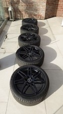Audi A6 Set of 5x 19 Inch 255/55/R19 Black Alloys with Tyres 5x112