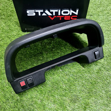 HONDA CIVIC EF SPEEDOMETER COWLING WITH HAZARD DEMIST AND FOG LIGHT SWITCH