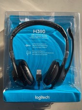 100% GENUINE LOGITECH H390 USB HEADSET QUALITY DIGITAL SOUND UNUSED AND BOXED!