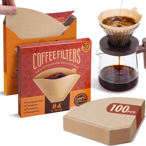 Cone coffee filters - #4,