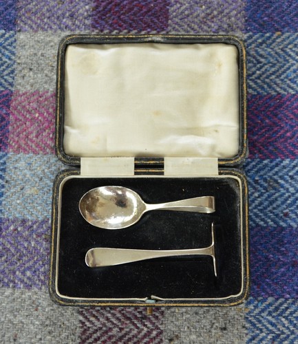 Baby silver spoon pusher - pusher, in