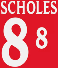 England Scholes 2002 Nameset