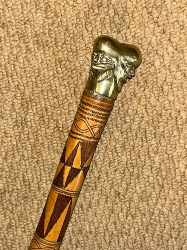 Antique hand carved bamboo - hand-carved,