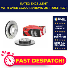 2x Brake Discs Pair Vented