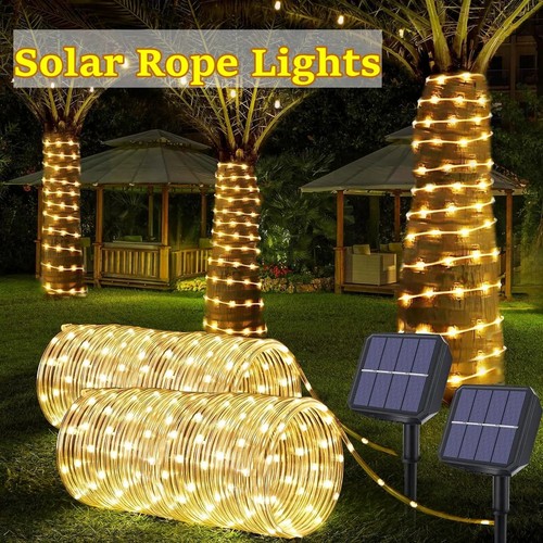 Solar rope lights outdoor - rope, tube