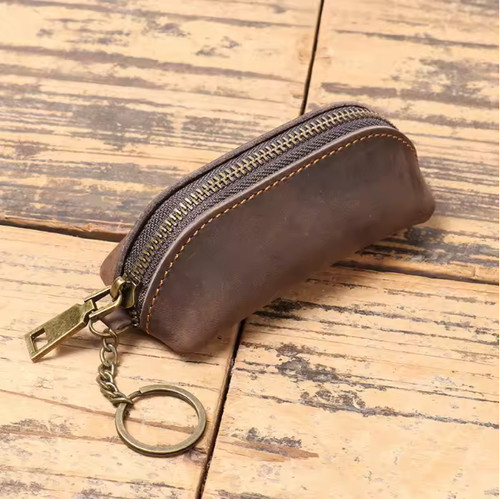 Vintage leather coin purse - vintage,