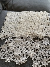 Vintage Handmade White Crochet