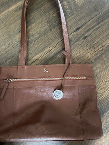 Ashwood brown pebbled leather - pebbled,