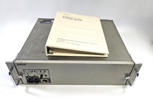 Sony ccu 370 camera - sony, ccu-370