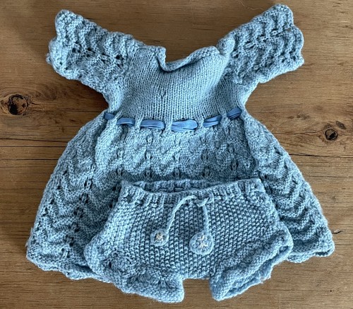 Vintage knitted doll - knitted,