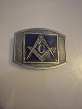 MASON FREEMASONS FREEMASONRY Metal Belt Buckle Never Used