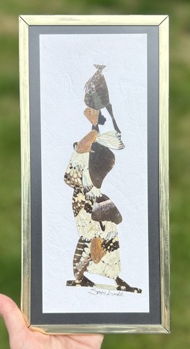Vintage african butterfly - vintage,