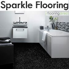 BLACK Sparkly Bathroom