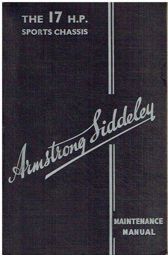 Armstrong siddeley 17hp sports - armstrong,