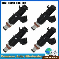 4x Fuel Injectors 16450-RBB-003 for Honda Acura TSX RSX CSX K20Z3 K24A2 2.0 2.4