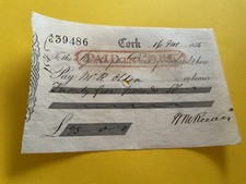 Ireland cork 1855 bank - 1855, of