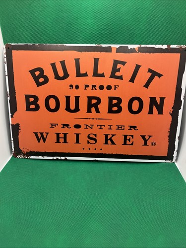 Bulleit bourbon whiskey metal - bourbon, whiskey-metal