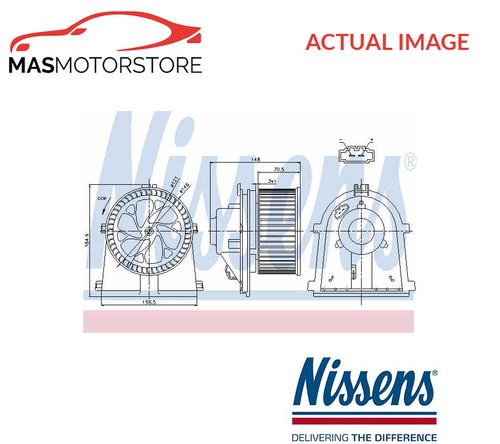 Interior blower fan motor - blower, lhd