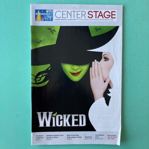 Wicked playbill program mary - wicked,