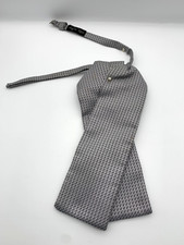 VTG Pre-Tied Cravat With Pearl Pin Buckle Adjustable Closure Made In England