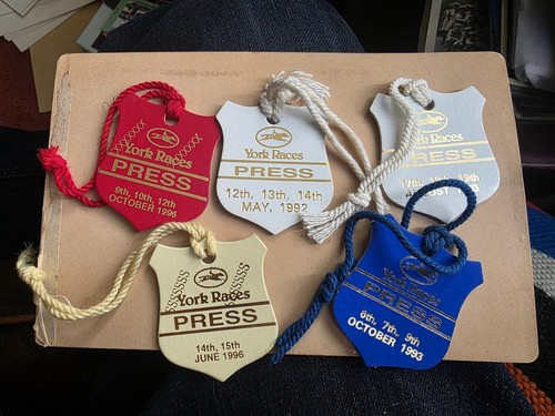 Vintage press passes - vintage, for