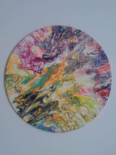 Handmade painting fluid art - handmade,