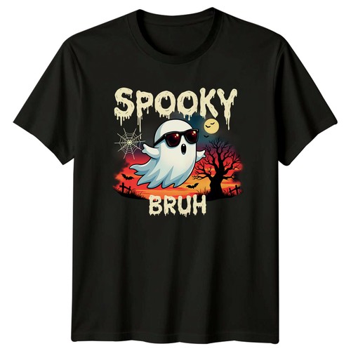 Spooky bruh ghost sunglasses - bruh,
