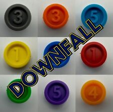 Downfall Game - Genuine Various Game Coloured Counters....Spare Parts