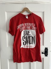 Love Simon Unisex Medium Cineworld Collector’s Movie Memorabilia T-Shirt