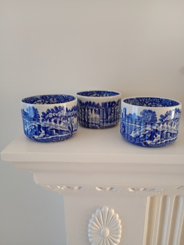 Spode blue italian ribbed - ,