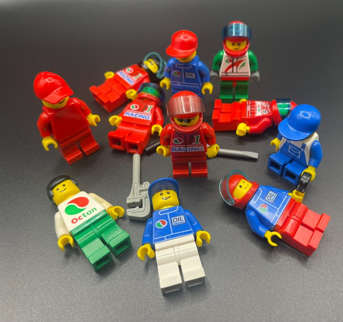 Lego garage racing - racing, oil