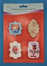 4 Pcs. Vintage Plaque Frame