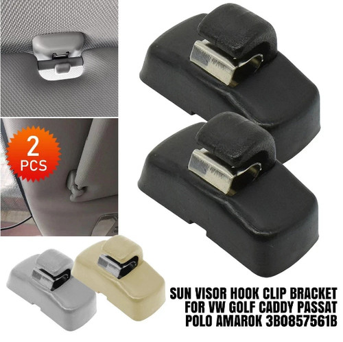 2pcs black sun visor - sun, clip
