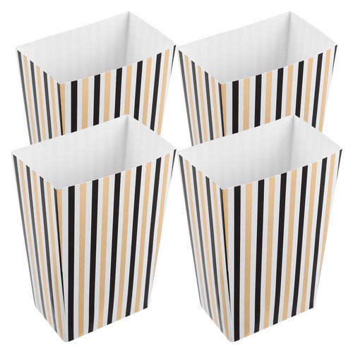 Pcs striped popcorn box - pcs,