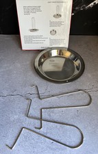  Vertical Chicken Rack Grill Canopy Beer Roaster Stand Turkey