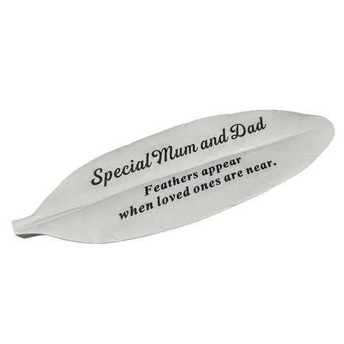 Special mum and - dad, feather