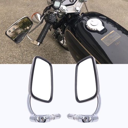 Pair bar end mirrors - pair,