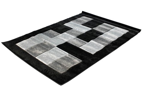 Patterned black silver grey - black,