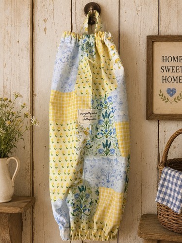Handmade plastic bag holder - handmade,