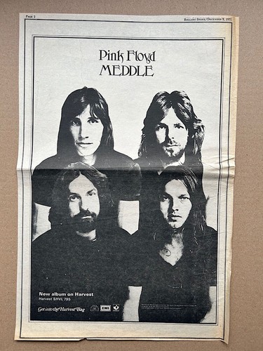 Pink floyd meddle - meddle, poster